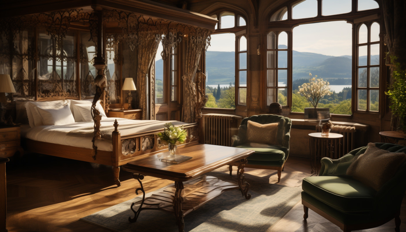 Hospedaje en castillos: el encanto de dormir entre historia
